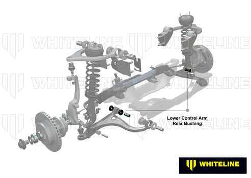 WHITELINE PLUS 1/93-02 TOYOTA SUPRA FRONT CONTROL ARM - LOWER INNER REAR BUSHING KIT - W51232A