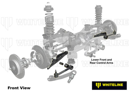 Whiteline 00-04 Subaru Legacy GT / 00-09 Subaru Outback Rear Control Arm Bushing Service Kit Whiteline
