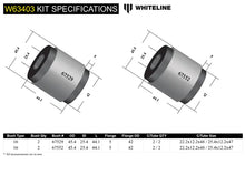 Load image into Gallery viewer, Whiteline Plus BMW 05+ 1 Ser/3/05-10/11 3 Ser Front Control Arm - Upper Inner &amp; Outer Bushing Kit