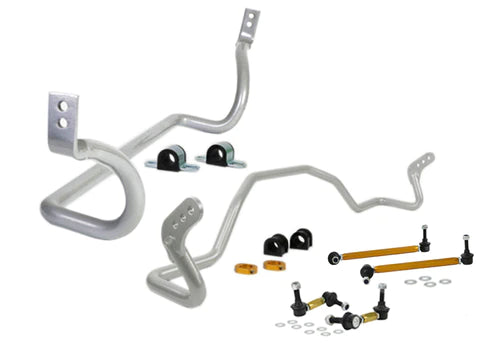 WHITELINE 09-15 MITSUBISHI LANCER RALLIART FRONT & REAR SWAY BAR KIT - BMK008 Whiteline