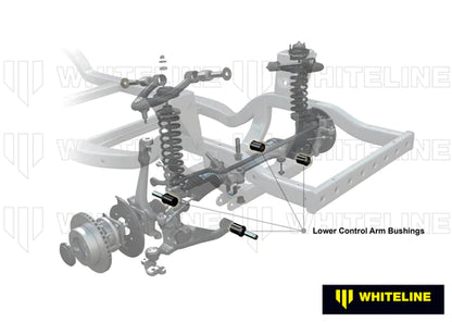 Whiteline W53272 Plus 12/05+ Nissan Pathfinder / XTerra Front Lower Inner Control Arm Bushing Kit Whiteline