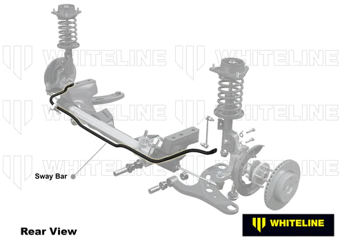 WHITELINE 02-06 ACURA RSX FRONT 22MM HEAVY DUTY ADJUSTABLE SWAY BAR - BHF99Z Whiteline