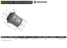 Load image into Gallery viewer, WHITELINE 96-02 TOYOTA 4RUNNER FRONT CONTROL ARM UPPER BUSHING KIT - W53529