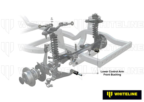 WHITELINE 06-13 LEXUS IS250 / 08-13 LEXUS IS350 FRONT CONTROL ARM LOWER INNER FRONT BUSHING KIT - W53623 Whiteline