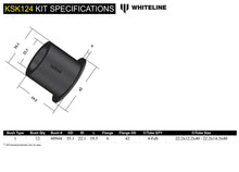 Load image into Gallery viewer, Whiteline 00-04 Subaru Legacy GT / 00-09 Subaru Outback Rear Control Arm Bushing Service Kit