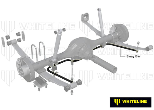 Whiteline 10/65-73 Ford Mustang Rear 18mm Heaby Duty Sway Bar