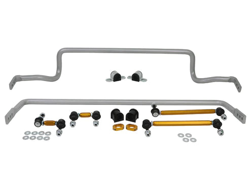 WHITELINE 08-17 MITSUBISHI LANCER FRONT & REAR SWAY BAR KIT - BMK007 Whiteline