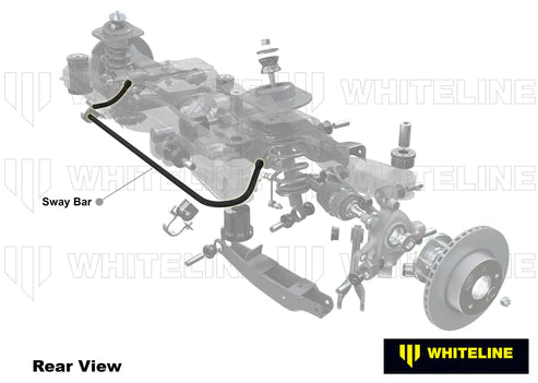Whiteline BBR46 06-13 BMW Rear Sway bar - 16mm heavy duty Whiteline