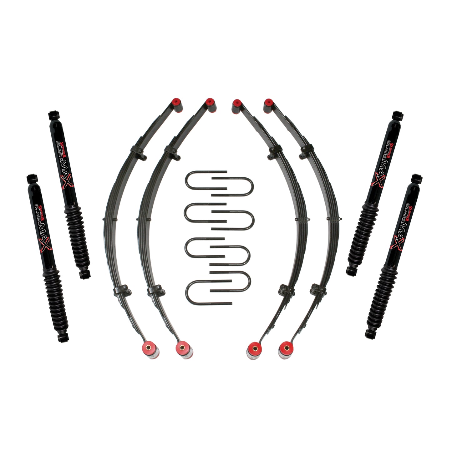 Skyjacker 2.5"KIT,76-86 CJ W/4 BLK MA