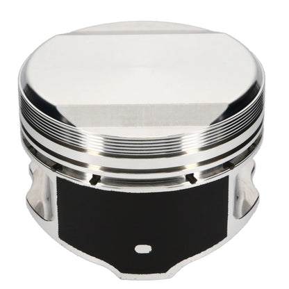 JE Pistons 298728 FSR forged 2618 aluminum piston kit for Nissan SR20DET and compatible SR20DE engines, 86.5mm bore, dished crown and coated skirts.