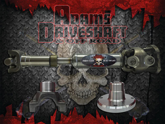 Adams Driveshaft Rear 1350 CV Driveshaft | Jeep JK 2-Door | Extreme Duty Series