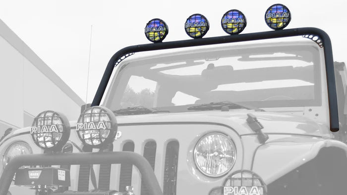 Body Armor 2007-2018 JEEP WRANGLER JK FRONT LIGHT BAR MOUNT Body Armor 4x4