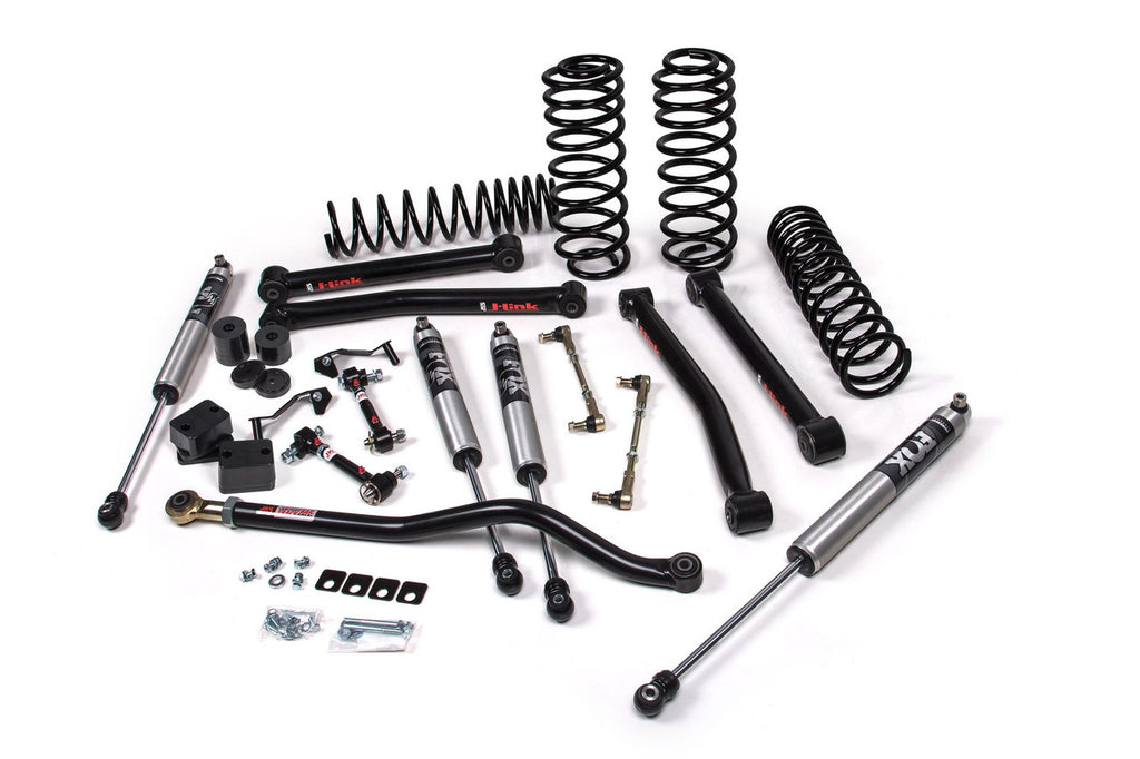 JKS 18-21 Jeep JL J-Kontrol 3in 2Dr w/Fox 2.5 Performance Elite Series Shocks STD Rate Coils