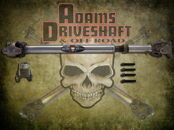 Adams Driveshaft Front 1310 CV Driveshaft | Jeep JL Wrangler | Extreme Duty Series (OEM Flange Style)