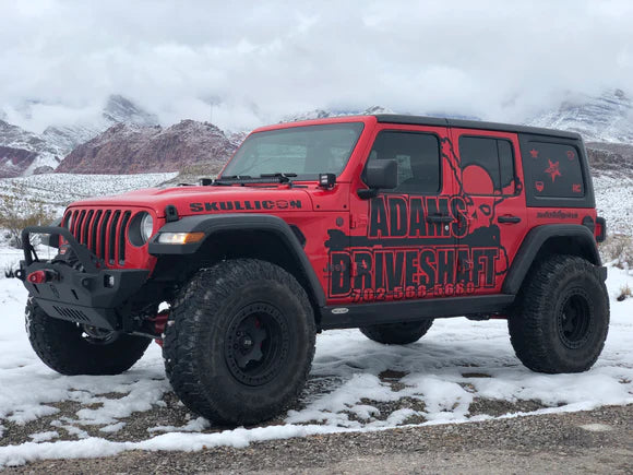 Adams Driveshaft Front 1310 CV Driveshaft | Jeep JL Wrangler | Extreme Duty Series (OEM Flange Style)