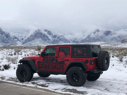 Adams Driveshaft Front 1310 CV Driveshaft | Jeep JL Wrangler | Extreme Duty Series (OEM Flange Style)