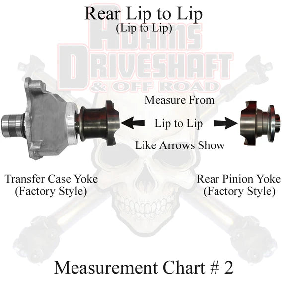 Adams Driveshaft Rear 1310 CV Driveshaft | Jeep JL 4xe 2-Door | Extreme Duty Series