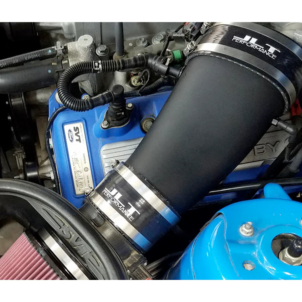 JLT INDUCTION KIT FOR 2010-2014 MUSTANG GT500- Black Textured