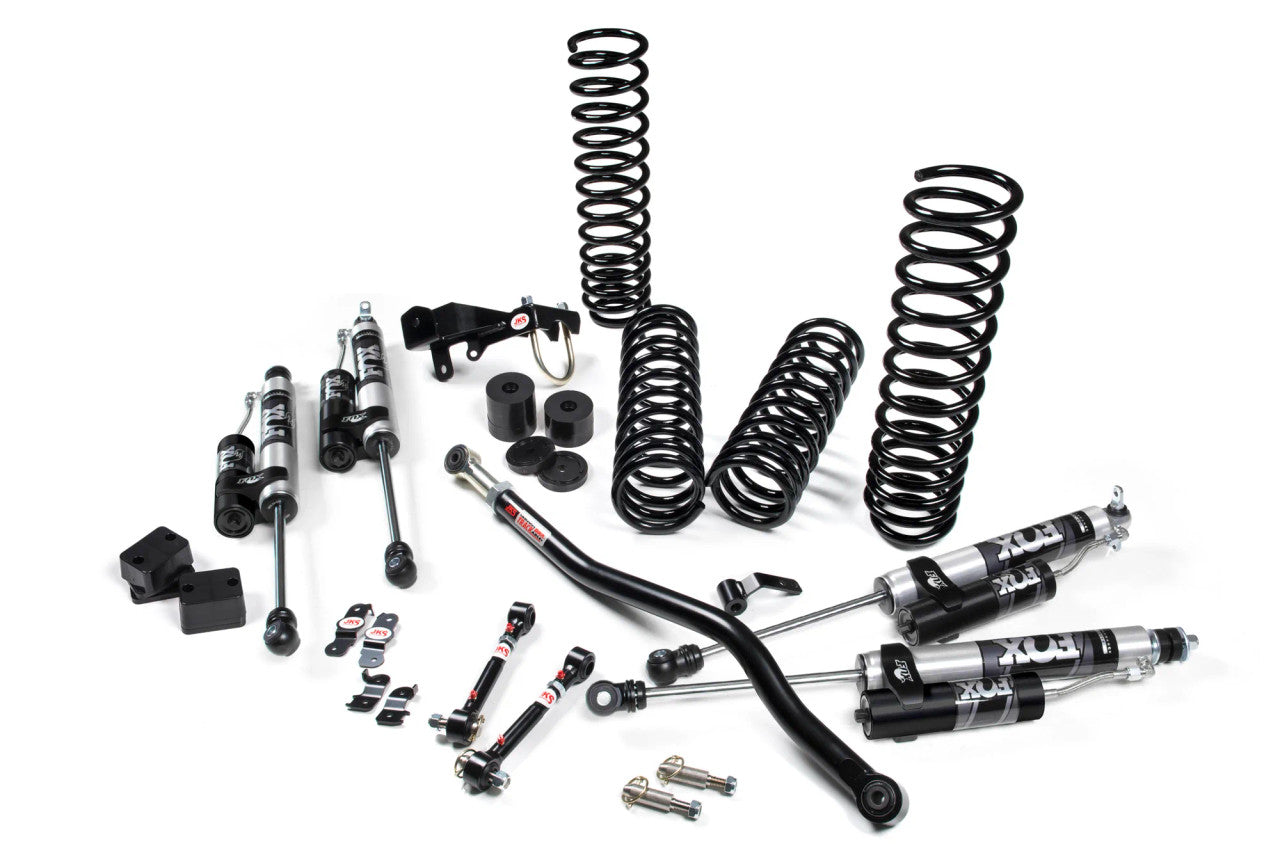 JKS 07-18 Jeep JK 4Dr 3.5in JSPEC System - FOX Remote Resi