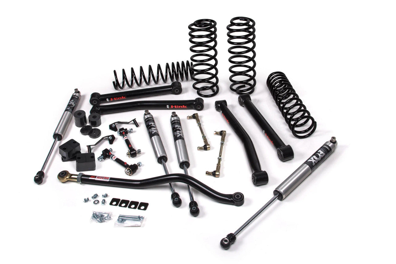 JKS Jeep JL J-Konnect 3.5in 4Dr w/Fox 2.0 Performance Series Shocks HD Rate Coils