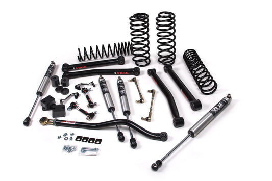 JKS Jeep JL J-Konnect 3.5in 4Dr w/Fox 2.0 Performance Series Shocks HD Rate Coils