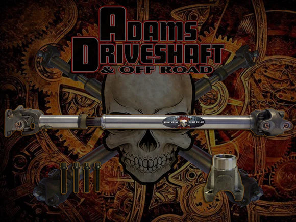 Adams Driveshaft Front 1310 CV Driveshaft | Jeep JT Gladiator | Extreme Duty Series (OEM Flange)