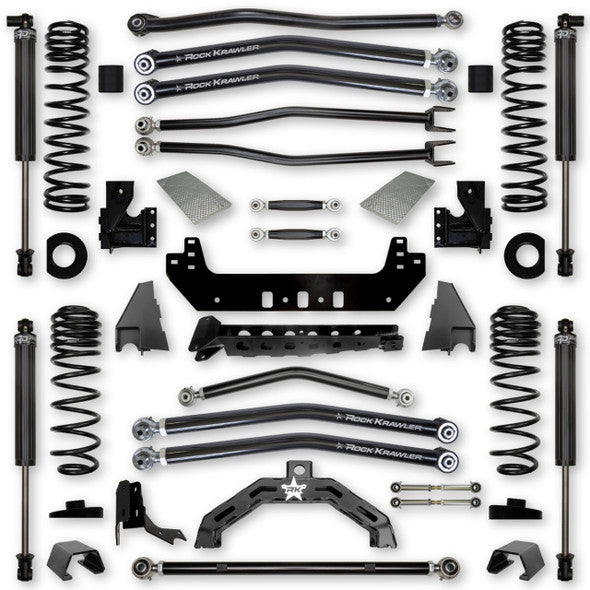 Rock Krawler 2020+ Jeep Wrangler JLU 4DR 4.5in Adventure-X (No Limits) Long Arm Suspension - Stg 1