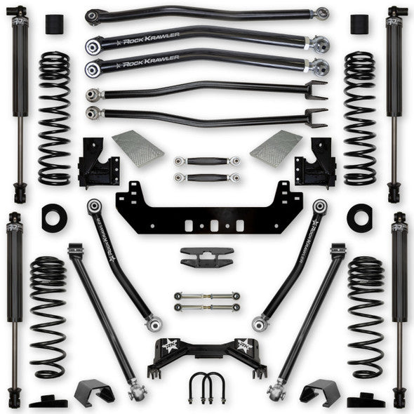 Rock Krawler 2019+ Jeep Wrangler JT 4.5in Silverback (No Limits) System - Stage 1