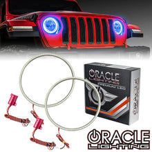 Load image into Gallery viewer, 2018-2023 JEEP WRANGLER JL ORACLE LED HEADLIGHT SURFACE MOUNT HALO KIT 1214-001	 - White