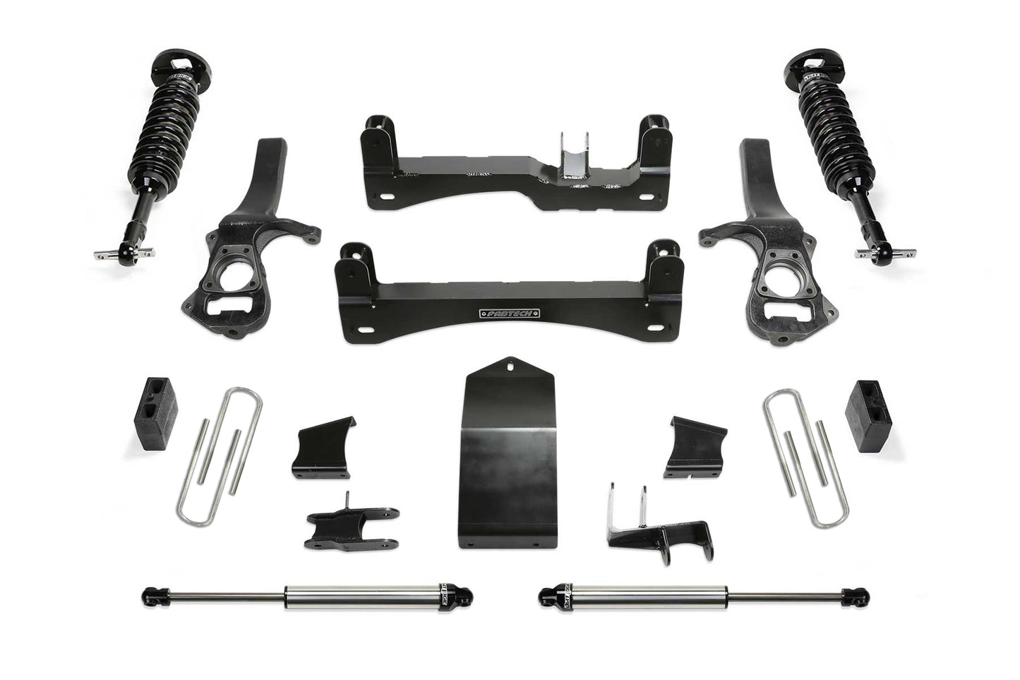 Fabtech 6" Dirt Logic Suspension System w/Dirt Logic 2.5 Coilovers & Dirt Logic 2.25 Rear Shocks – 2025 GM 1500 4WD (K1219DL)
