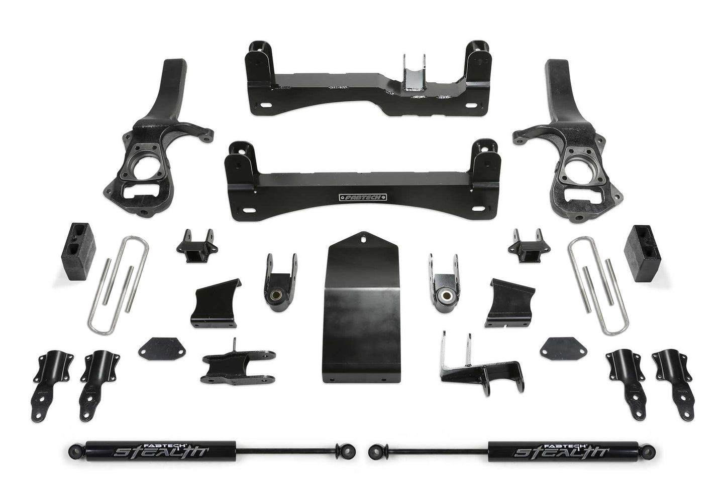 Fabtech 6" Sport Suspension System w/Stealth Shocks – 2025 GM 1500 4WD (K1220M)