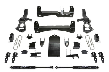 Fabtech 6" Sport Suspension System w/Stealth Shocks – 2025 GM 1500 4WD (K1220M)