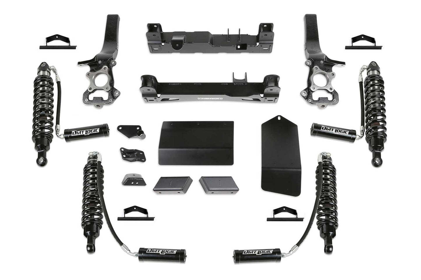 Fabtech 6in Lift Kit with Dirt Logic 2.5 Reservoir Coilovers for 2021-2024 Ford Bronco 4WD (K2396DL)