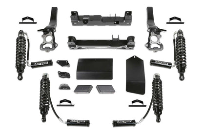 Fabtech 6in Lift Kit with Dirt Logic 2.5 Reservoir Coilovers for 2021-2024 Ford Bronco 4WD (K2396DL)