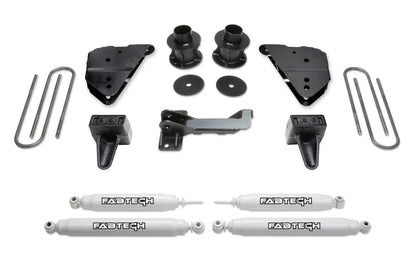 Fabtech 4in Budget Lift Kit with Performance Shocks for 2023-2024 Ford F-250/F-350 Super Duty 4WD (K2404)