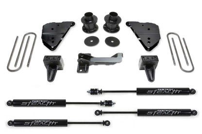 Fabtech 4in Budget Lift Kit with Stealth Monotube Shocks for 2023-2024 Ford F-250/F-350 Super Duty 4WD (K2404M)