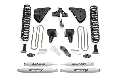 Fabtech 4in Basic Lift Kit with Performance Shocks for 2023-2024 Ford F-250/F-350 Super Duty 4WD Diesel (K2405)