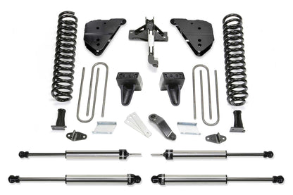 Fabtech 4in Basic Lift Kit with Dirt Logic 2.25 Shocks for 2023-2024 Ford F-250/F-350 Super Duty 4WD Diesel (K2405DL)