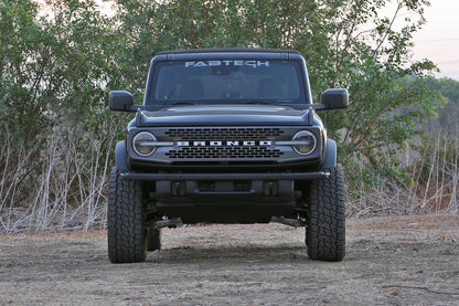 Fabtech 4in Lift Kit with Ball Joint UCAs and Shock Spacers for 2021-2024 Ford Bronco Non-Bilstein Models (K2424)