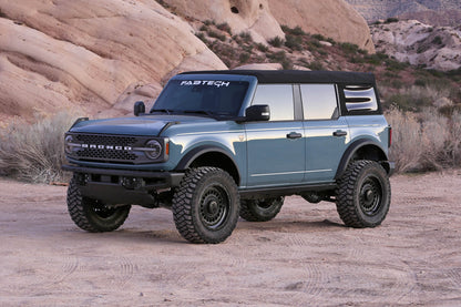 Fabtech 3in Lift Kit with Ball Joint UCAs and Dirt Logic Reservoir Coilovers for 2021-2024 Ford Bronco 4-Door Bilstein Models (K2425DL)