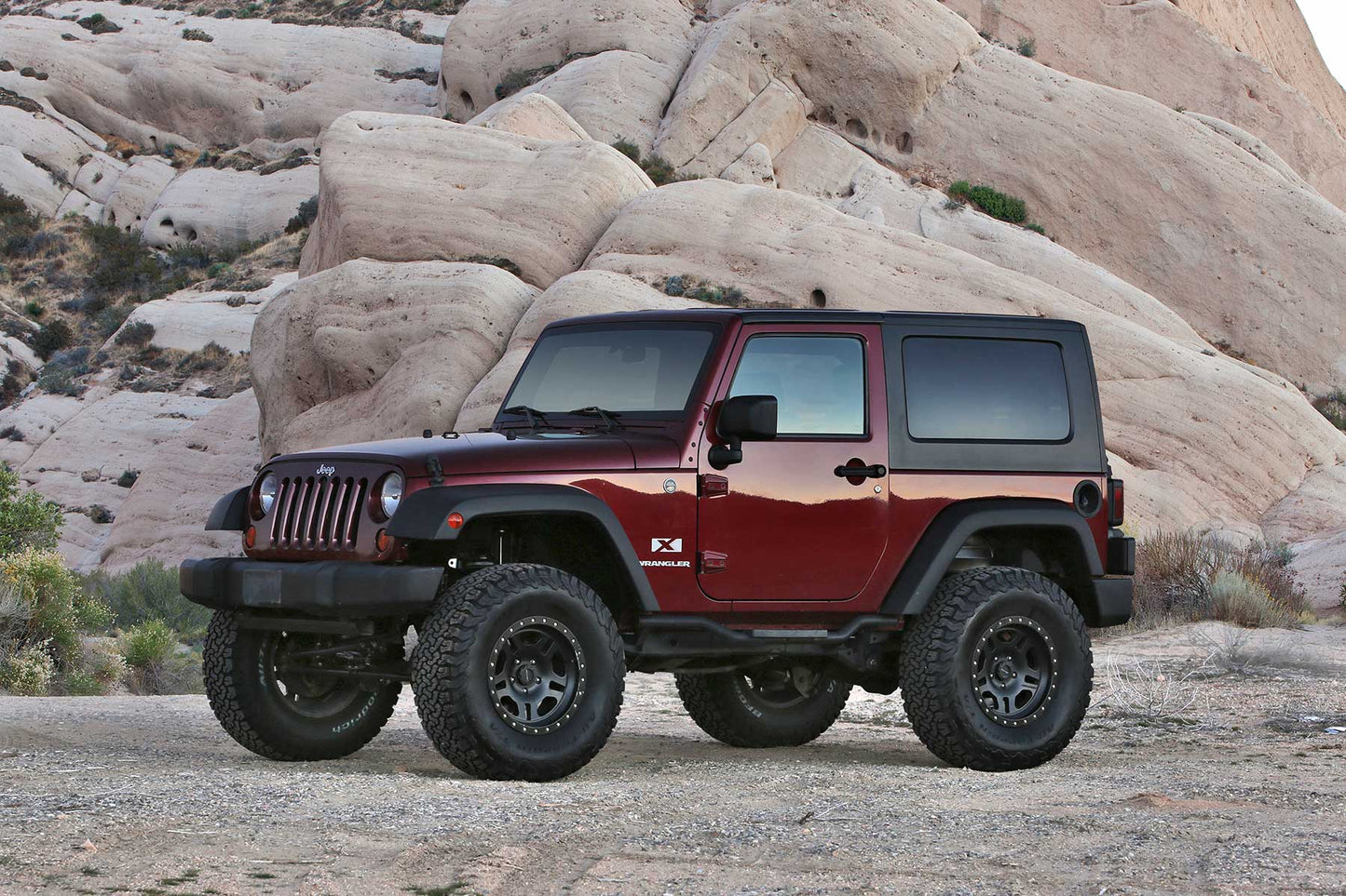 Fabtech 3in Sport II Suspension System with Performance Shocks for 2007-2018 Jeep Wrangler JK 2-Door 4WD (K4085)
