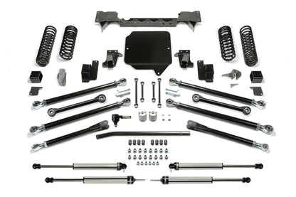 Fabtech 5in Crawler Long Arm Suspension System with Dirt Logic 2.25 Shocks for 2018-2021 Jeep Wrangler JL 4-Door 4WD (K4144DL)