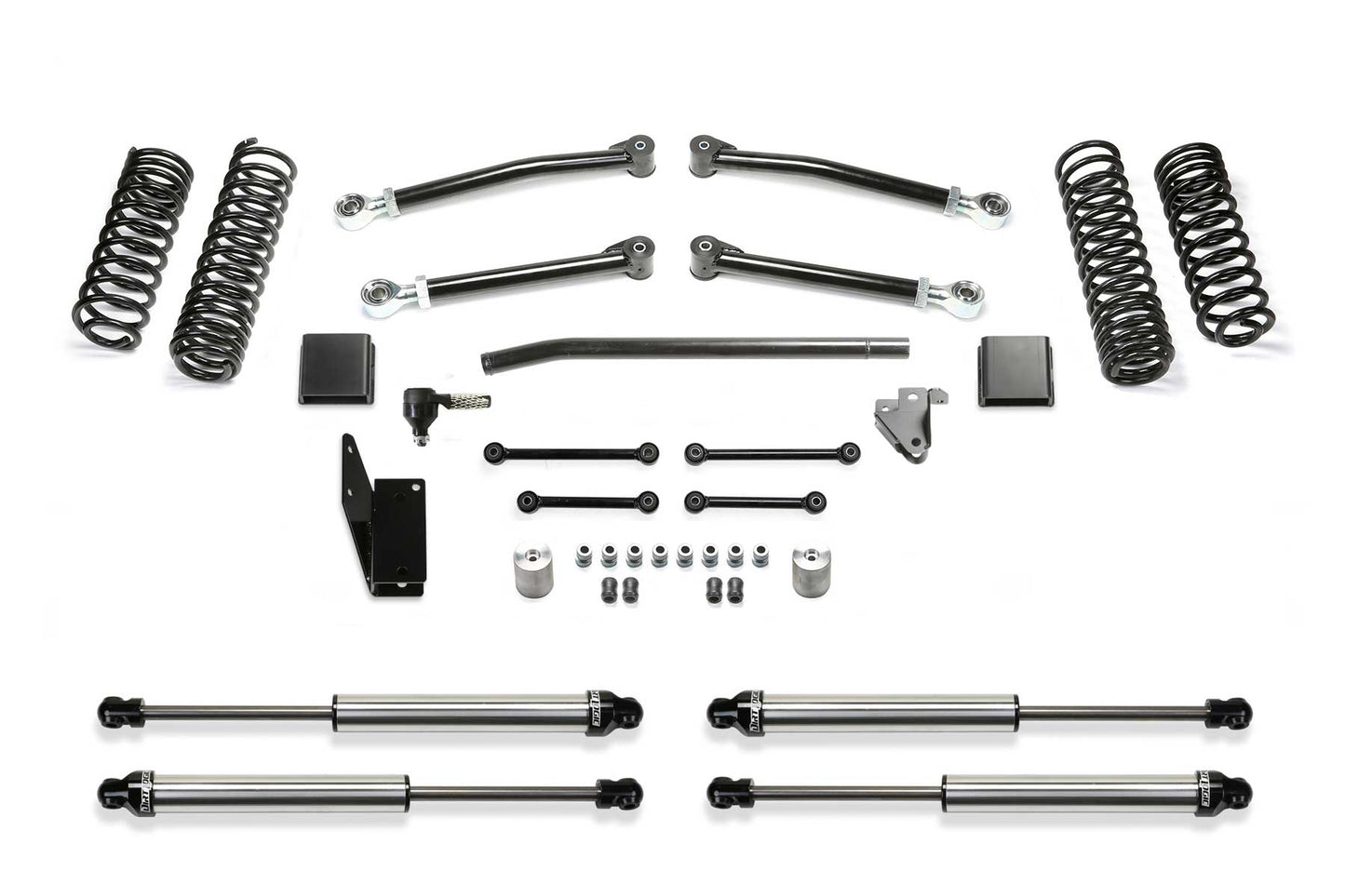 Fabtech 3in Trail Suspension System with Dirt Logic 2.25 Shocks for 2020-2021 Jeep Gladiator JT 4WD Gas (K4167DL)