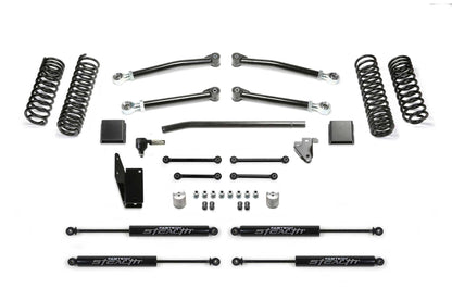 Fabtech 3in Trail Suspension System with Stealth Shocks for 2020-2021 Jeep Gladiator JT 4WD Gas (K4167M)