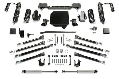 Fabtech 3in Crawler Long Arm Suspension System with Dirt Logic 2.5 Reservoir Coilovers and Dirt Logic 2.25 Rear Shocks for 2020 Jeep Gladiator JT 4WD (K4171DL)
