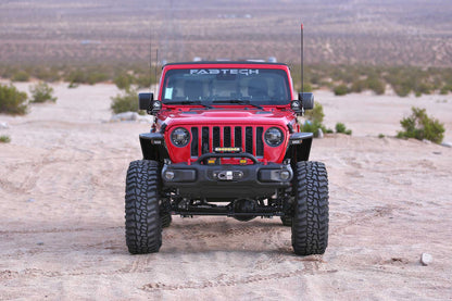 Fabtech 5in Crawler Long Arm Suspension System with Dirt Logic 2.5 Reservoir Coilovers and Dirt Logic 2.25 Reservoir Rear Shocks for 2020 Jeep Gladiator JT 4WD (K4180DL)