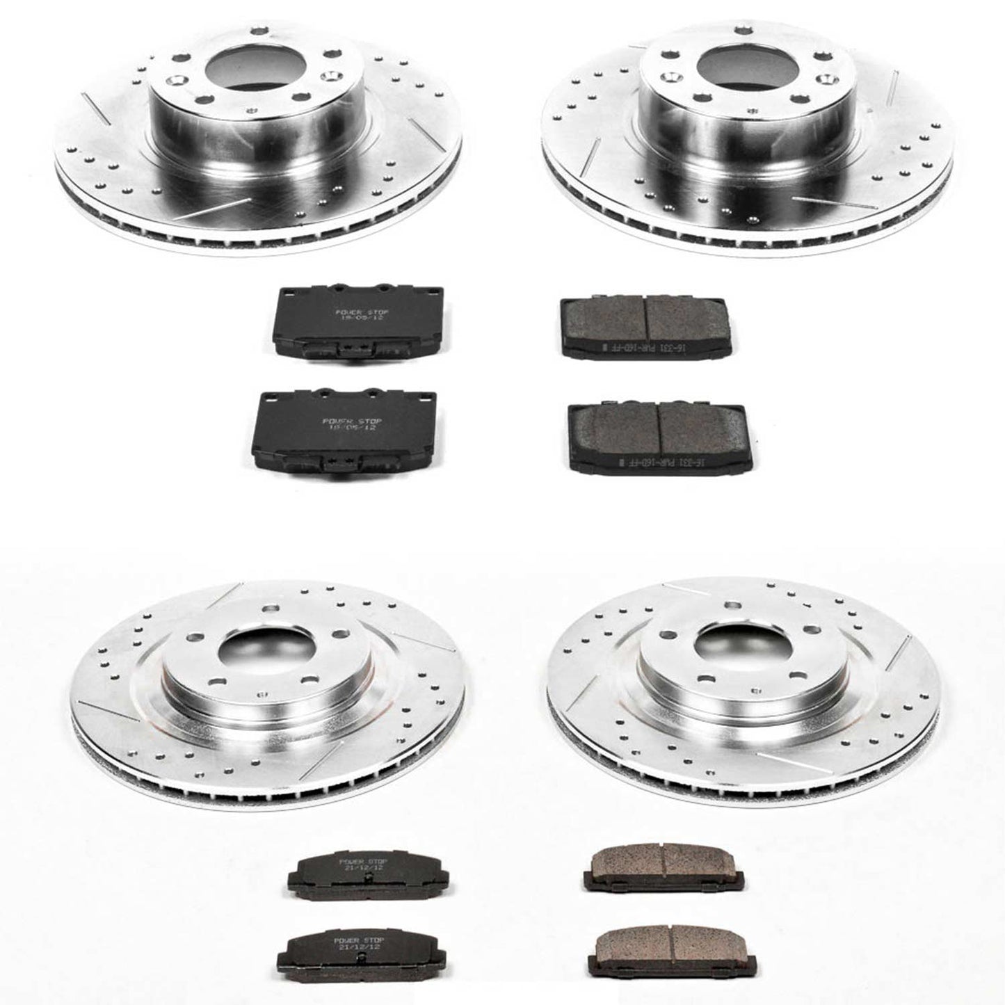 Power Stop 93-95 Mazda RX-7 Front & Rear Z23 Evolution Sport Brake Kit