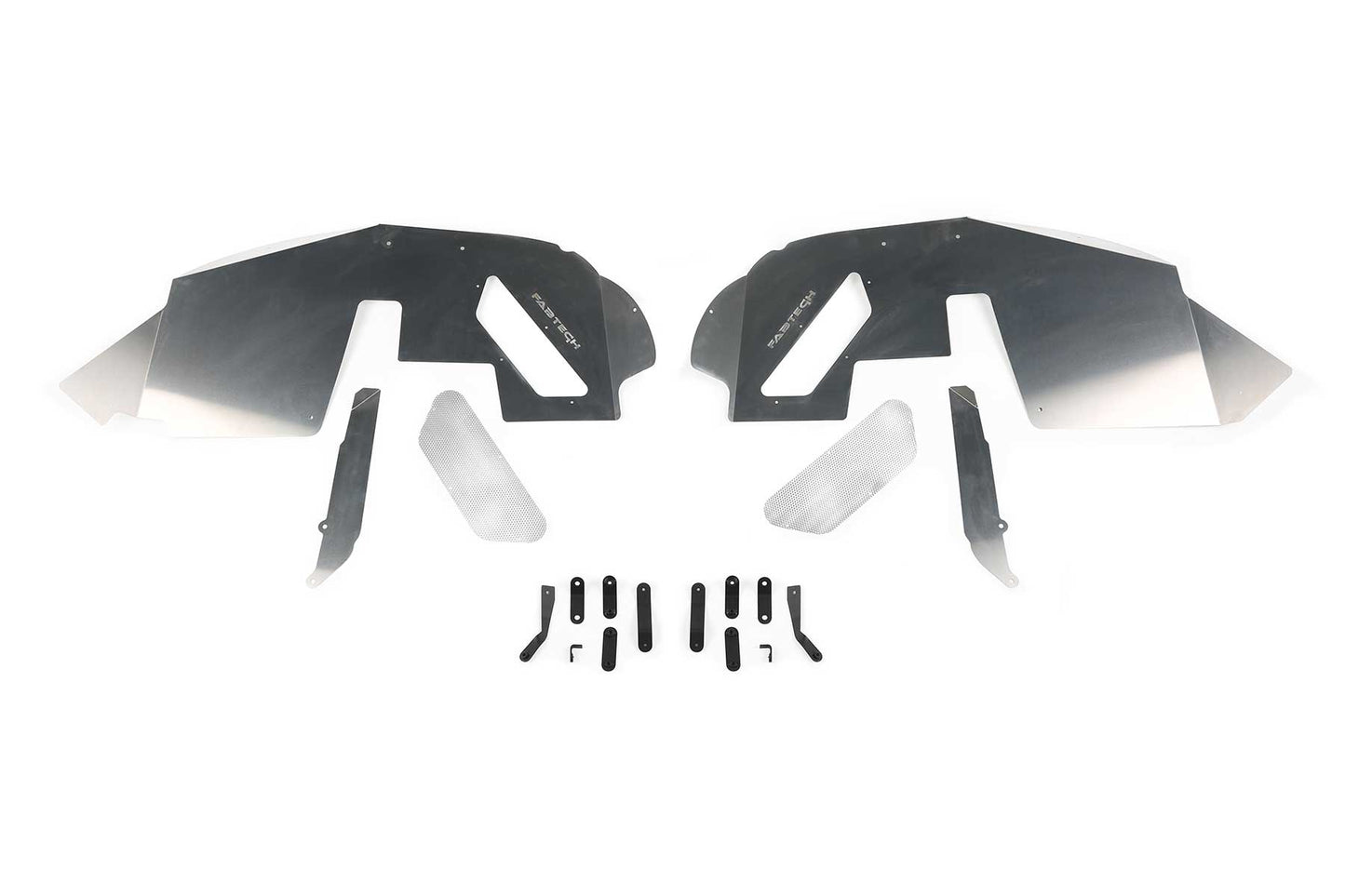 Fabtech Front Inner Fender Kit for Jeep Wrangler JL and Gladiator JT with Fabtech Tube Fenders (K4187)