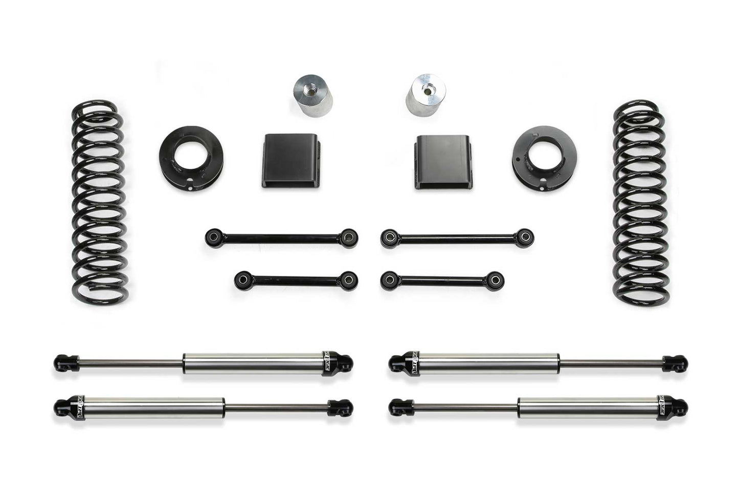 Fabtech 3in Sport Suspension System with Dirt Logic 2.25 Shocks for 2020-2021 Jeep Gladiator JT 4WD Diesel (K4190DL)
