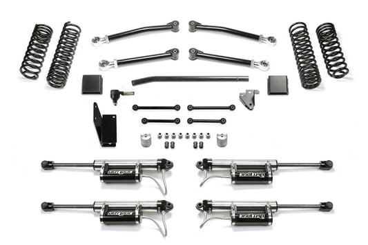 Fabtech 3in Trail Suspension System with Dirt Logic 2.25 Reservoir Shocks for 2020-2021 Jeep Gladiator JT 4WD Diesel (K4196DL)